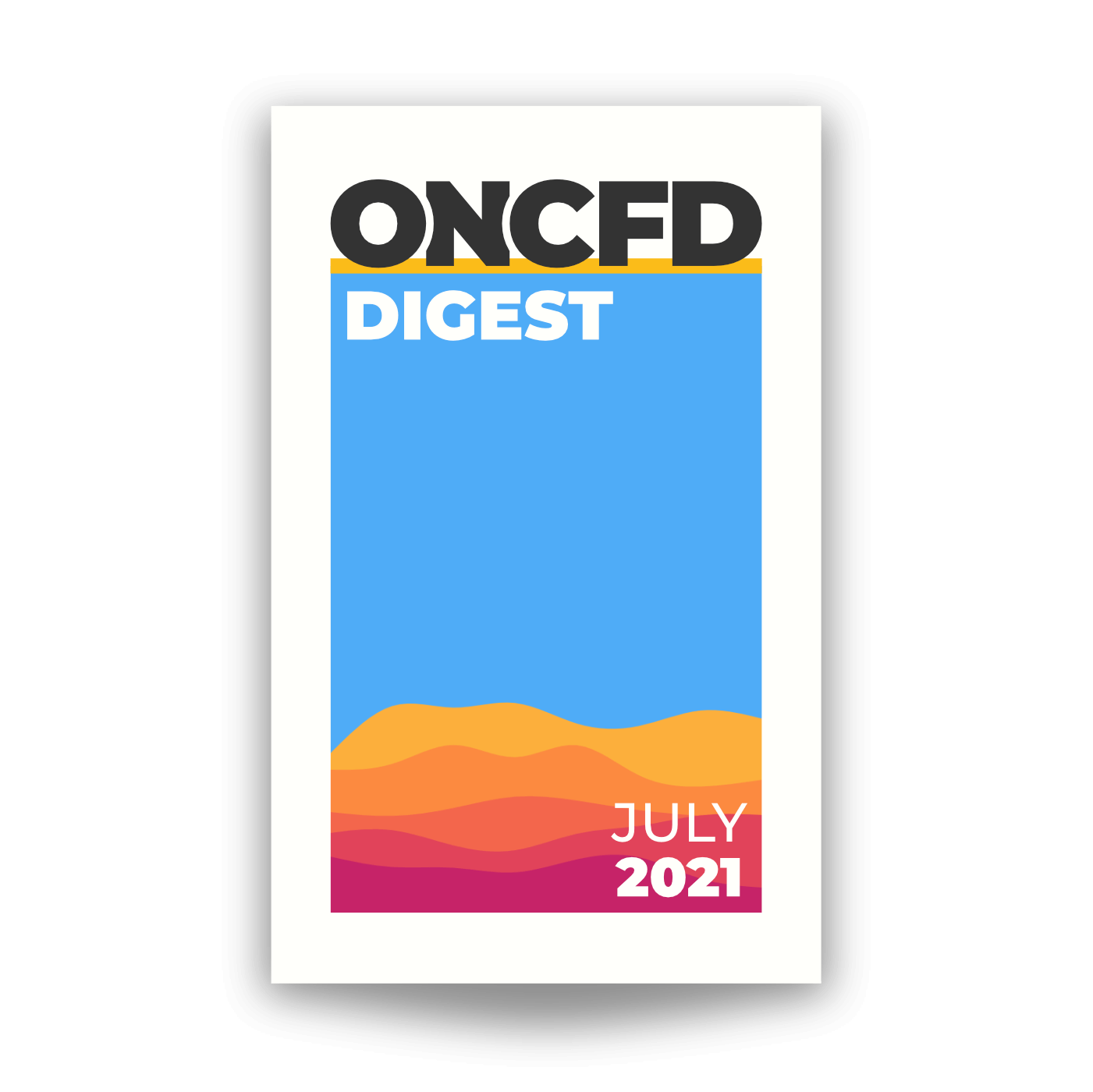 Cover of OnCFD Digest: July 2021